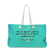 Load image into Gallery viewer, &quot;Song of the Sea&quot; Beach bag/weekender bag
